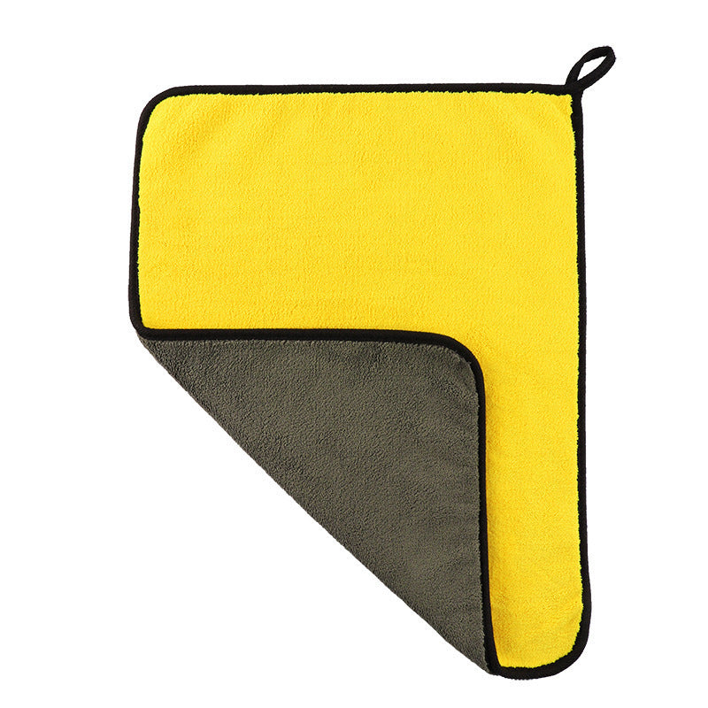 Segurecar Double-Sided Microfiber Car Drying Towel | Thick Coral Fleece, 3 Sizes