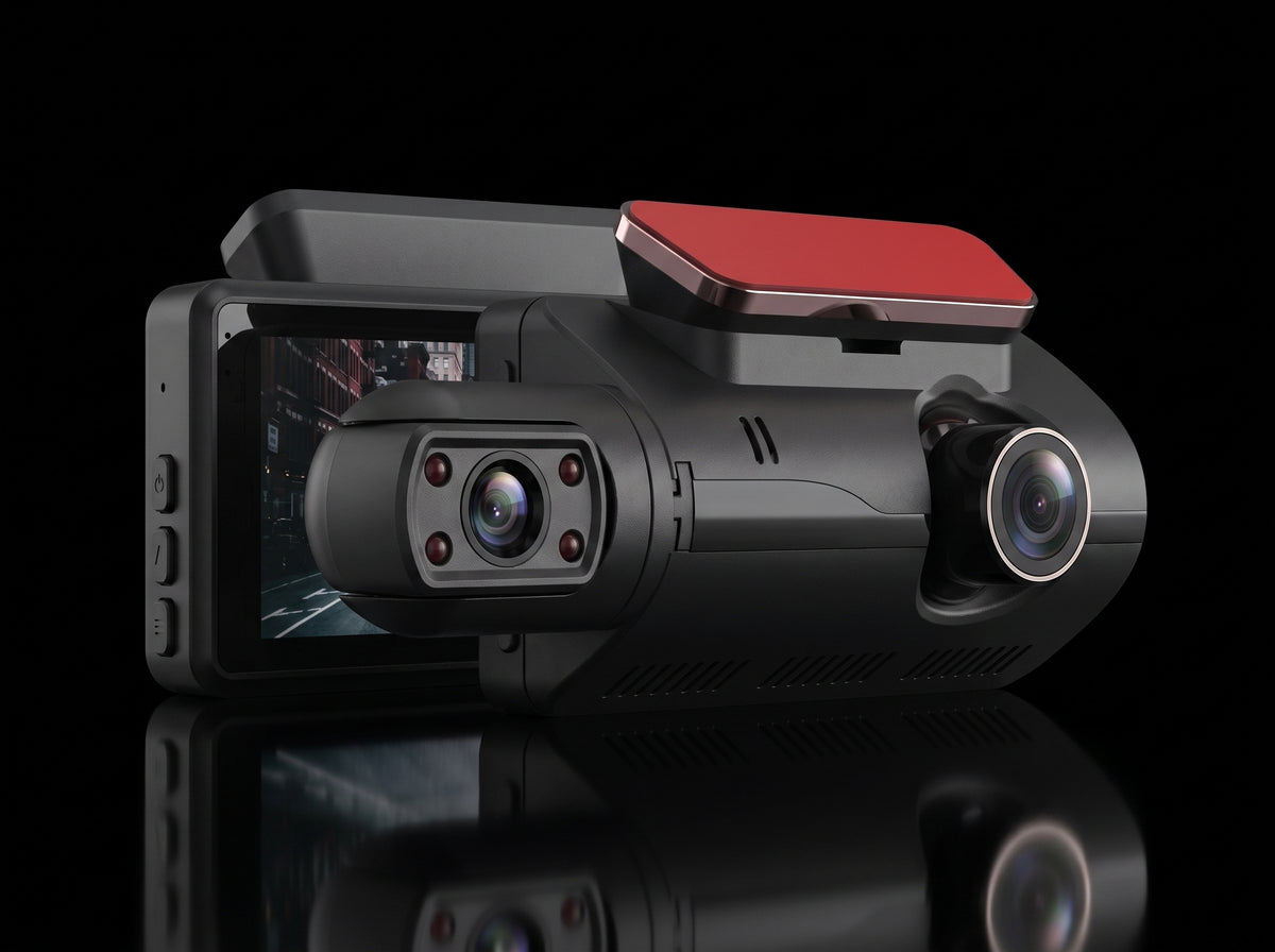 Segurecar Dual Dash Cam 1080P | Front & Cabin Camera with IR Night Vision