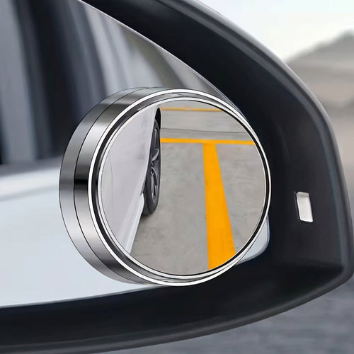 Segurecar Blind Spot Mirrors (2-Pack) | 360° Adjustable Wide-Angle Side Mirrors