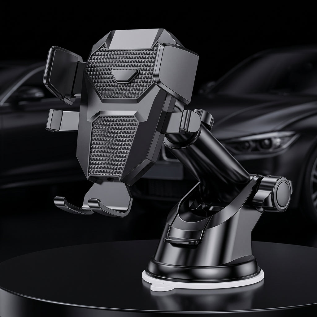 Telescopic Car Phone Mount 360° for Dashboard & Windshield | Segurecar