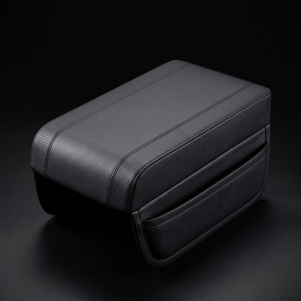 Segurecar Memory Foam Armrest Cushion | Center Console Riser with Side Storage Pocket