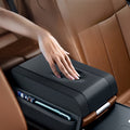 Segurecar Memory Foam Armrest Cushion | Center Console Riser with Side Storage Pocket