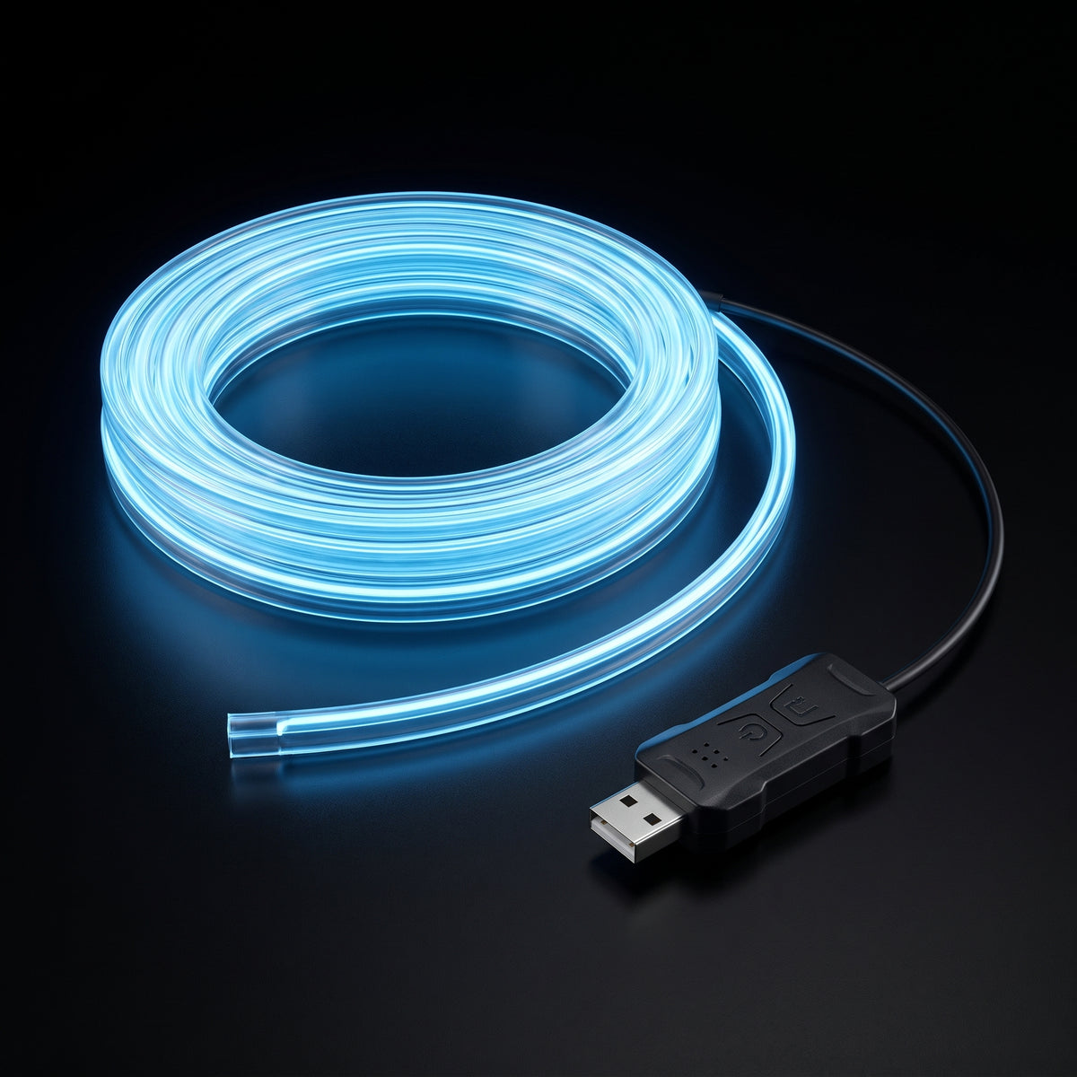 Segurecar Car Interior Ambient Lighting | App-Controlled RGB Fiber Optic LED Strip