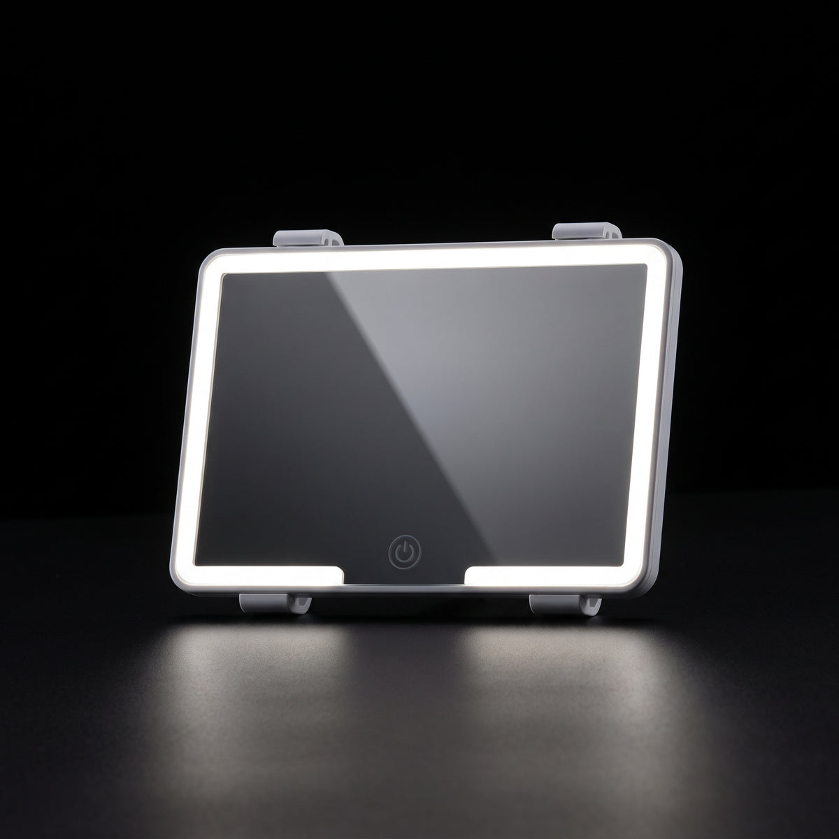 Segurecar Rechargeable LED Sun Visor Mirror | Touch-Control Lighted Vanity Mirror
