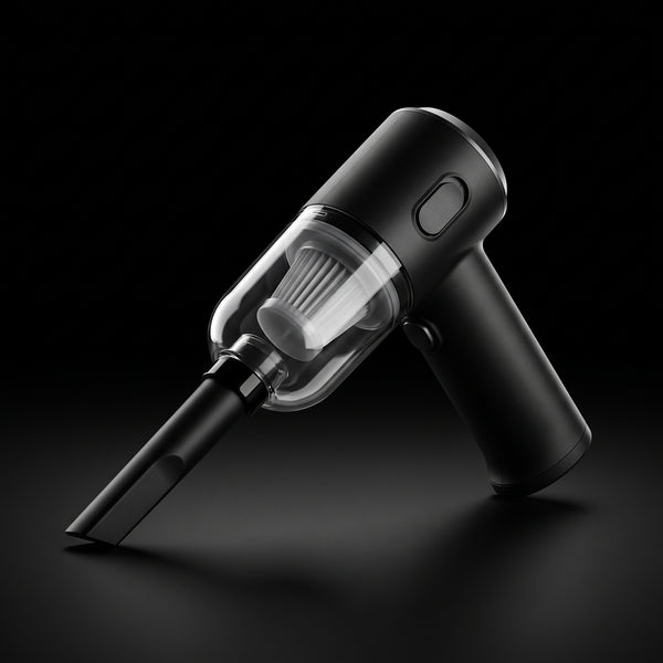 Segurecar Cordless Handheld Car Vacuum | Rechargeable Mini Vacuum with 3 Nozzles