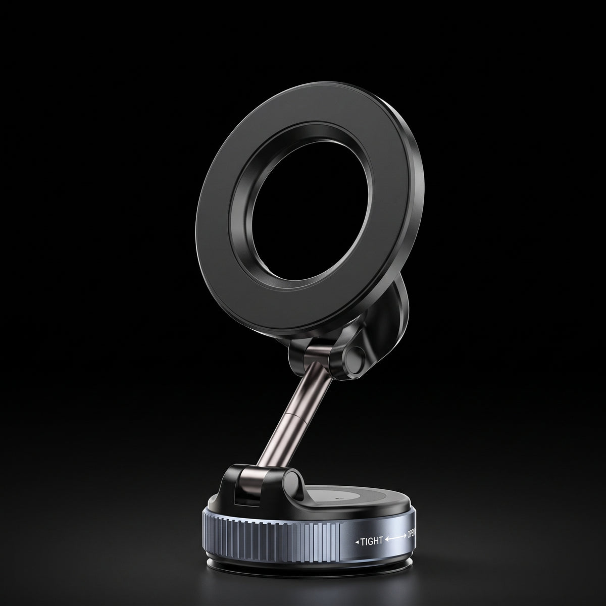 Segurecar Magnetic Vacuum Phone Mount | Foldable 360° Car Dashboard Holder