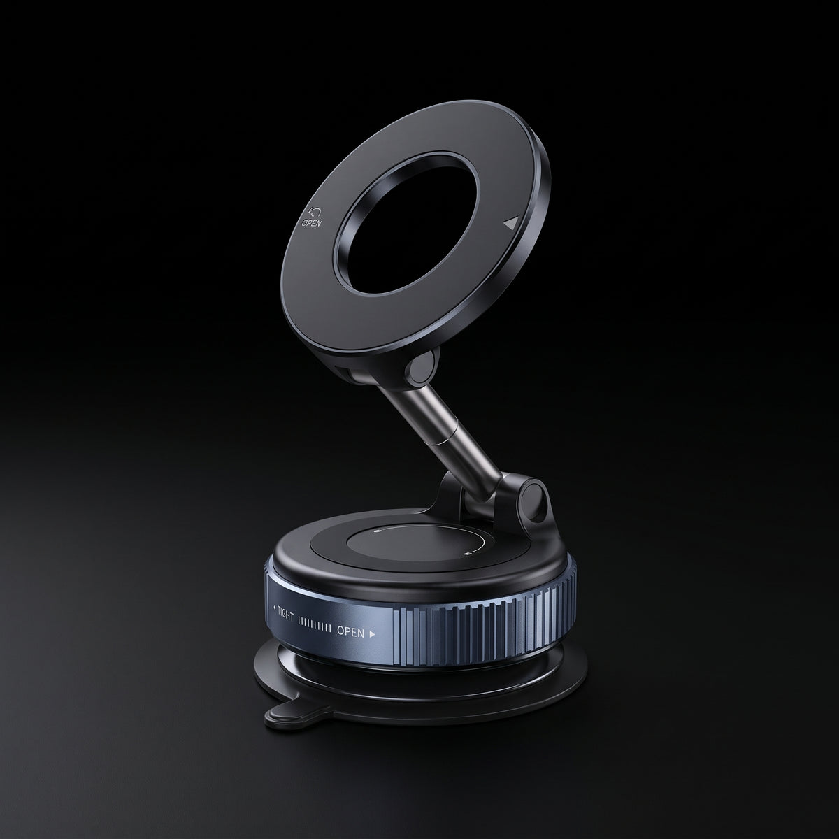 Segurecar Magnetic Vacuum Phone Mount | Foldable 360° Car Dashboard Holder