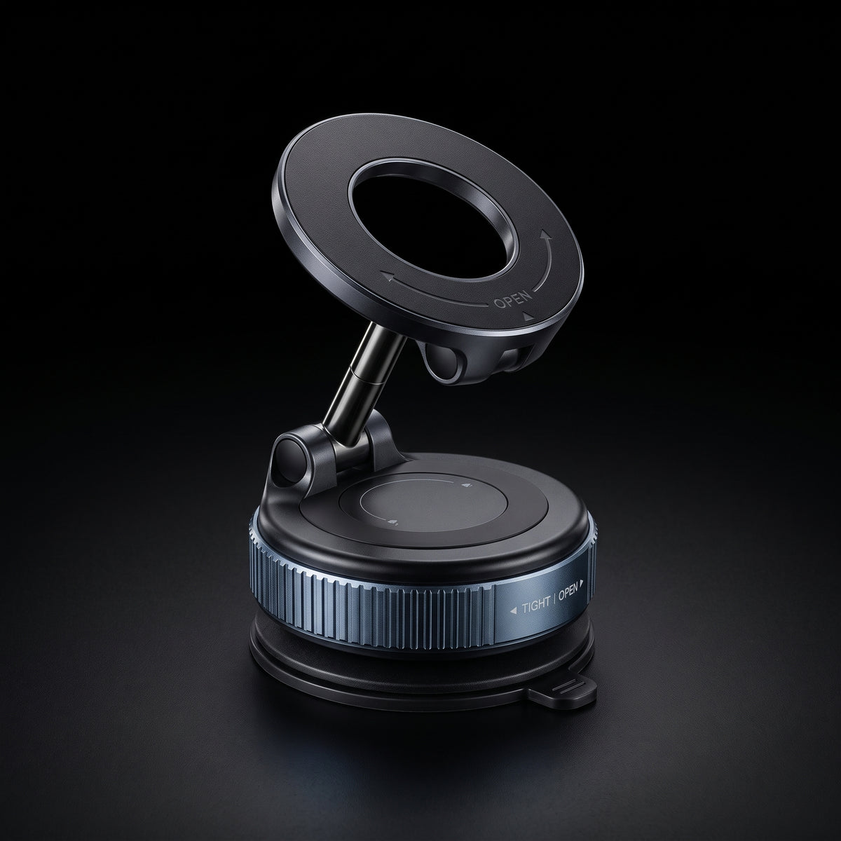 Segurecar Magnetic Vacuum Phone Mount | Foldable 360° Car Dashboard Holder