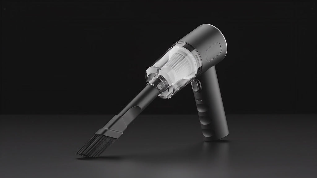 Segurecar Cordless Handheld Car Vacuum | Rechargeable Mini Vacuum with 3 Nozzles
